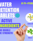 A1 Physique water relief max water retention tablets double strenght