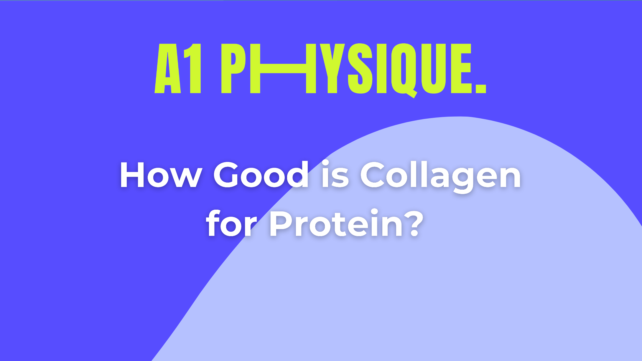 How Good is Collagen for Protein?