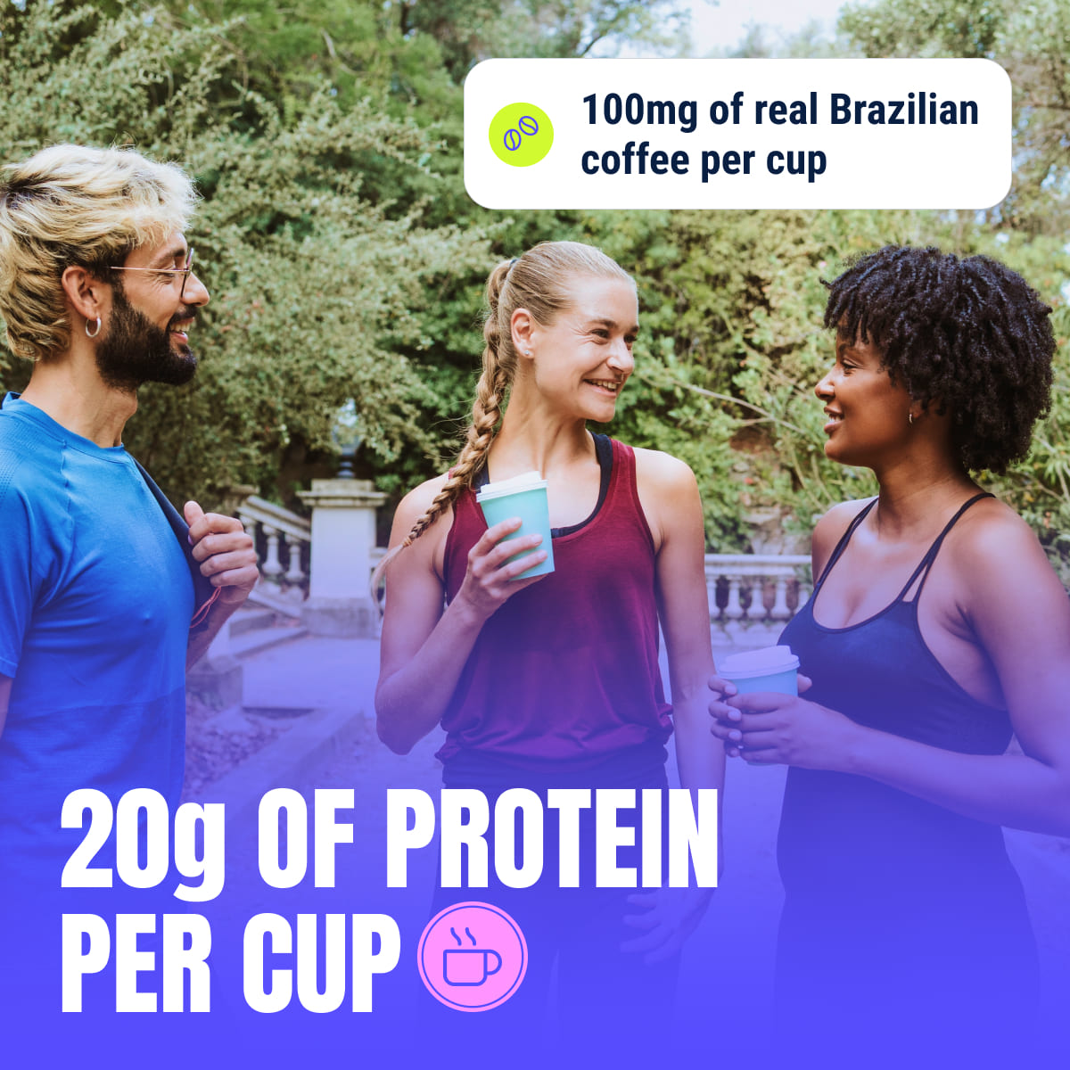 100mg protein coffee