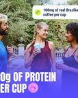 100mg protein coffee
