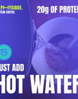hot water protein coffee