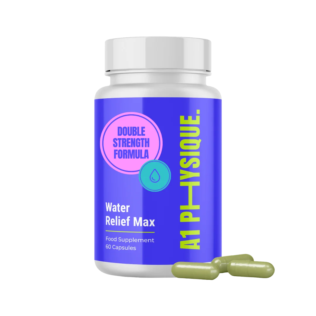A1 Physique water relief max water retention tablets transparent